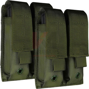 Funda táctica Mag Holster Paintball Sports funda doble superior abierta soporte doble para jugadores profesionales sistema MOLLE Compatible - Product Image 1