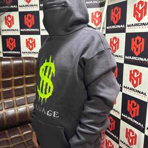 Sweat à capuche unisexe de haute qualité en coton lourd, broderie personnalisée, doublure anti-rides, capuche arrière, fermeture éclair sur le devant pour hommes - Product Image 6