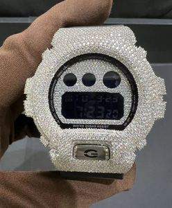 Reloj VVS Moissanite para G-SHOCK GM-6900 Unisex, Estilo Moderno y Elegante, con Incrustaciones de Circonitas, Acero Inoxidable, Resistente al Agua hasta 30 bar - Product Image 2