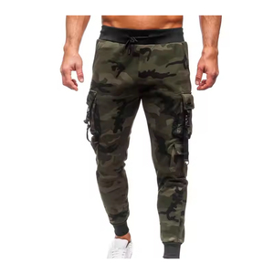 Pantalon Cargo imperméable léger pour hommes de haute qualité poches à glissière mi-droites tissu Durable pour la randonnée flexible Camping Fit - Product Image 1