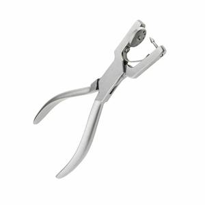 Gran oferta hecha de acero inoxidable con logotipo gratis y embalaje personalizado Dental Medical Ainsworth Rubber Dam Punch Pliers Forceps - Product Image 1