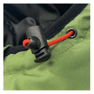 Veste matelassée imperméable pour hommes Manteau matelassé d'hiver à bulles rembourré en polyester vert Veste matelassée pour l'extérieur pour hommes - Product Image 6