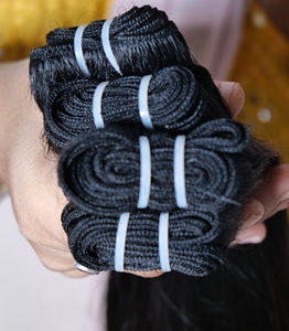 Venta al por mayor 100% Raw Cutícula Alineada Virgen Extensiones de Cabello Humano Hueso Recto Doble Dibujado Camboyano Cabello Crudo Paquetes Baratos - Product Image 3