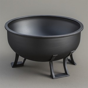 Brasero de Metal Moderno de Lujo con Acabado en Polvo para Espacios Exteriores Elegantes, Quema de Leña y Diseño de Alta Gama - Product Image 6