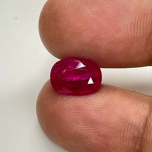 Rubis naturel du Mozambique non traité de qualité AAA, 4,27 carats, pierre précieuse brute, certificat IGI, diamant poli traité thermiquement, diamant de laboratoire - Product Image 5