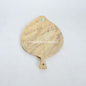 Bandeja de madera natural para servir utensilios de cocina ecológicos Plato decorativo para servir comidas o aperitivos - Product Image 2