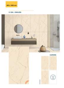 Carreaux de sol en porcelaine 800x1600mm GVT PGVT Sculpture rustique Finition satinée Carreaux grand format de 9mm d'épaisseur pour maisons, villas, hôtels et centres commerciaux - Product Image 3