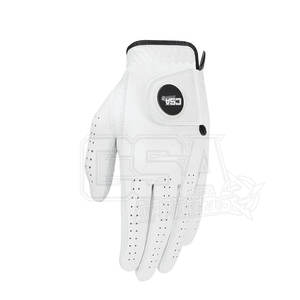 Gants de golf en cuir souple avec logo personnalisé pour hommes en peau de mouton fabriqués au Pakistan - Product Image 1