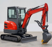Mini-excavatrice compacte WOMI35 avec moteur, godet de 0,15 m, valve hydraulique Beifang, pince, ripper, plaque, garantie 1 an