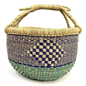 Beautiful Seagrass Bolga <b>Basket</b> <b>Cheap</b> Price Bolga <b>Hamper</b> <b>Basket</b> Natural Multifunction Sea Grass Straw Wicker Woven <b>Basket</b> - Product Image 3