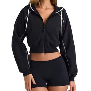 Ensembles pour femmes doux et confortables ensembles de sweat à capuche et de shorts tenue deux pièces élégante pour un usage quotidien ensembles pour femmes 2026 - Product Image 4