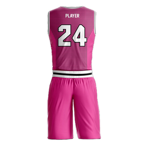 Vêtements de sport couleur unie uniforme de basket-ball séchage rapide uniforme d'équipe Slim Fit hommes uniforme de basket-ball - Product Image 3