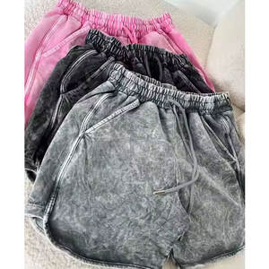 Street Style Acid Wash Fashion Forward Pantalones cortos para mujer Feel Women Acid Wash Shorts - Product Image 5