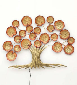 Sculpture d'arbre décorative en métal et aluminium de dessus de table de conception d'arbre de style européen Showpiece pour la maison ou le bureau - Product Image 1