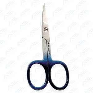 Tijeras para cutículas de la mejor calidad, tijeras para cortar uñas de acero inoxidable recubiertas de varios colores con punta curva fina afilada - Product Image 5