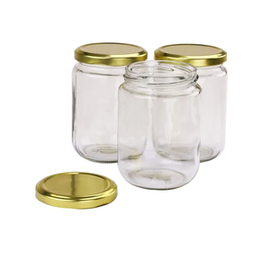 Tarro de vidrio más vendido Logotipo de impresión personalizado Tarro de vidrio al por mayor con tapa Producto de calidad superior hecho a mano - Product Image 1