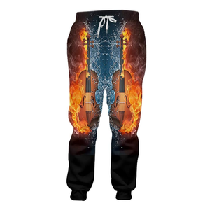 Bon marché Pantalon de jogging unisexe respirant pour hommes et femmes 100% polyester Design personnalisé par sublimation Pantalon de jogging de sport - Product Image 3