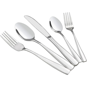 Couverts en acier inoxydable poli doré au design de luxe, fabricant et exportateur indien, ensemble de couverts en métal antique pour le dîner - Product Image 6