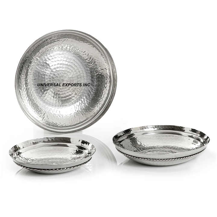 Metal Round Chocolate Bowl Premium Quality Handmade Chocolate Platter Latest Collection Designer Chocolate Tray