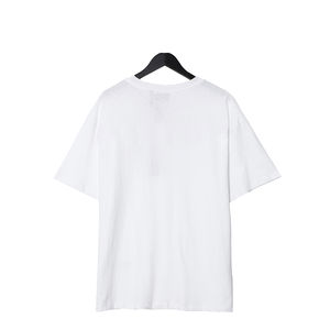 Camisa informal con estampado personalizado OEM para hombre, camisas holgadas transpirables de manga corta de algodón 100% para vacaciones de verano - Product Image 4