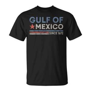 Camiseta Vintage del Golfo de México para Siempre Desde 1672, Ropa Promocional Premium - Product Image 1