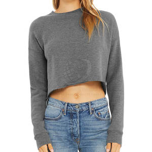 เสื้อครอปแขนสั้นคุณภาพพรีเมียมสำหรับผู้หญิง ผ้าฝ้าย 100% ระบายอากาศได้ดี แห้งเร็ว สวมใส่สบายสำหรับฤดูร้อน น้ำหนักเบา - Product Image 2