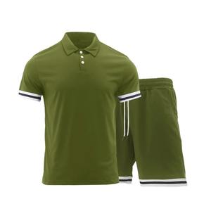 Camisas Conjunto de pantalones cortos-Conjuntos cortos para hombres Ropa de moda Camisetas y pantalones cortos Camiseta con Camiseta de algodón transpirable a juego 2025 - Product Image 1
