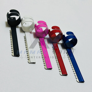 Acier inoxydable Amincissement Doigt Anneau Rasoir Salon Coiffeur Barbier Cheveux Coupe Rasoir Outils Lames Remplaçables Couleur Personnalisée - Product Image 5