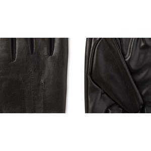 Guanti Isotoner Signature da Uomo Sleekheat in Finta Pelle Nappa Nera, Guanti Termici in PU per Guida, Uso Quotidiano, Sport e Ciclismo, Taglia Media - Product Image 3