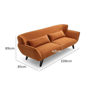 TRIHO-sofá THF-2009 para dormir, mueble gris con espuma para sala de estar, nuevo - Product Image 5