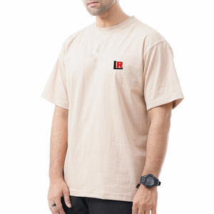 Camiseta ajustada para hombre para gimnasio y fitness, cuello redondo, manga corta, estilo rasgado con impresión Digital personalizada para ejercicio al aire libre - Product Image 2