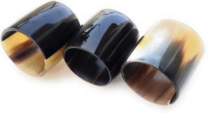 Servilleteros de Cuerno de Búfalo, Porta Servilletas Redondos para Hoteles de Lujo, Restaurantes y Mesas de Boda, Alta Calidad - Product Image 3