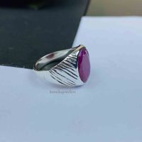 Großhandel 925 Sterling Silber Ovaler Schliff Fassung Klassischer Bernstein Edelstein Damenring Handgefertigt Juli Geburtsstein Hochzeitsfeier