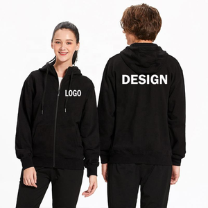Vente en gros de sweats à capuche personnalisés imprimés 100 % coton, en toile unie, pour hommes et femmes, entièrement zippés, doux, épais, hiver, écologiques, respirants, séchage rapide - Product Image 5