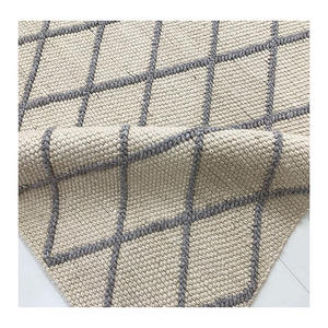 พรมปูพื้นขนแกะสีน้ำตาลเบจธรรมชาติ Boho แบบนอร์ดิกพรมทอมือจัดส่งจากโรงงานทั่วโลก - Product Image 2