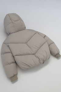 FrostEdge <b>Thermal</b> Puffer Jacket for <b>Women</b> - Soft Matte Finish with High Collar and Zip Closure - Product Image 2