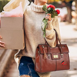 กระเป๋าสะพายหนัง Fini ที่หรูหราและทนทานทันสมัยพร้อมฝาปิดซิปดูหรูหราฉลากส่วนตัวผู้จำหน่ายราคาไม่แพง - Product Image 2