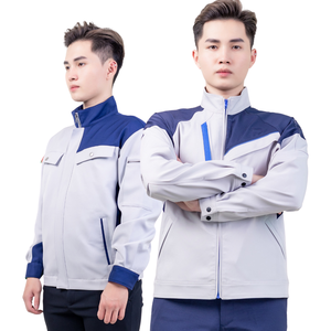 เสื้อแจ็กเก็ตใส่ทำงานตัวสั้นของผู้ชายสามารถปรับแต่งได้ชุดทำงานด้านวิศวกรรมการก่อสร้างมีขนาดพลัสไซส์สำหรับคนทำงาน - Product Image 6