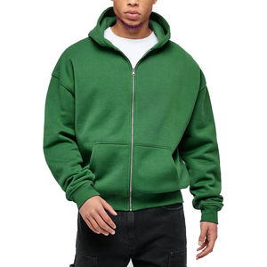 Sudadera con Capucha y Cremallera para Hombre, Estilo Desgastado, Cómoda, de Alta Calidad, Ideal para Ropa Casual y Actividades al Aire Libre - Product Image 1