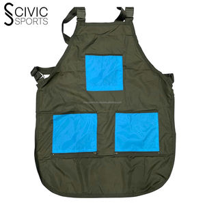 Gilet de barbier professionnel vintage à fermeture éclair personnalisé tablier en laine respirant pour la coupe de cheveux gilets et gilets pour hommes - Product Image 5