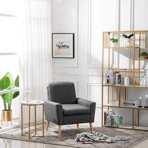 โต๊ะหินอ่อนคลาสสิกและเรียบง่ายพร้อมกรอบโลหะที่แข็งแรงและทนทานสำหรับห้องนั่งเล่นพื้นที่รับประทานอาหารหรือของตกแต่งสำนักงาน - Product Image 2