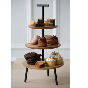 Support de serveur de nourriture en bois de luxe de créateur Table à manger de haute qualité Meilleure vente Décoration intérieure Fête d'occasion - Product Image 2