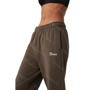 กางเกงวอร์มผ้าเกล็ดปลาเทอร์รีนสำหรับผู้หญิงกางเกงจ็อกเกอร์ผ้าย้อมสีพื้นไซส์ XL ฤดูร้อนออกแบบได้ตามต้องการ - Product Image 2