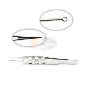 Pinces Fechtner Ring Forceps Str, instruments chirurgicaux ophtalmiques, préhension délicate des yeux, acier inoxydable, manuel, MOL, microchirurgie professionnelle - Product Image 1