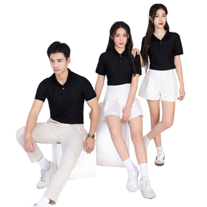 65% algodón 35% poliéster hombres Polo camisa suave transpirable manga corta precio de fábrica al por mayor - Product Image 3