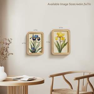 กรอบรูปไม้แบบเรียบง่ายในบ้านไร่เหมาะสำหรับภาพตัดปะภาพบุคคลและภาพครอบครัวที่น่ารัก - Product Image 4