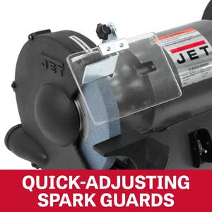 Amoladora de Banco de 10 Pulgadas con 1750 RPM, 1 HP, 120V, 1 Fase, Fuente de Alimentación Eléctrica para Pulir - Product Image 3