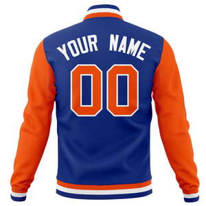 Chaqueta de béisbol con letras para hombre de alta calidad de fabricante OEM chaqueta cortavientos con mangas de cuero bordadas personalizadas - Product Image 3