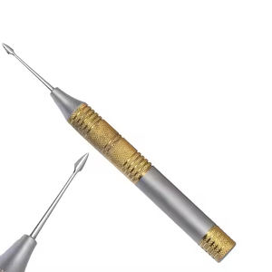 Elevadores flexibles manuales Instrumentos periodontales Dientes Kit de extracción dental de periotomo de acero de lujo de 6 piezas - Product Image 5