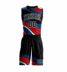 ชุดบาสเก็ตบอลขายส่ง คุณภาพสูง แบบไม่มีแขน ออกแบบเองสำหรับทีม - Product Image 5